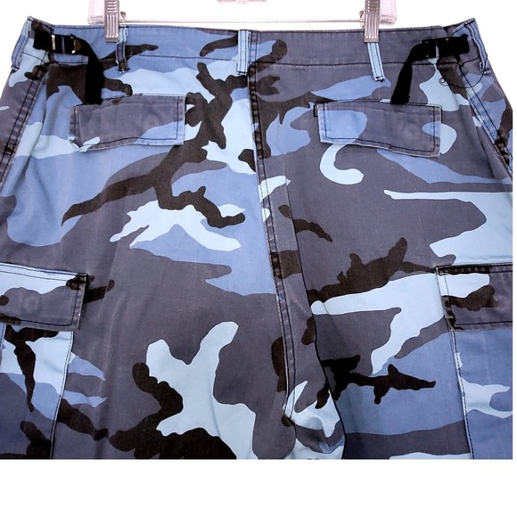 Rothco‎ Mens Casual Street Cargo Army Military BDU Camo Shorts Y2K XXL Gorpcore - Picture 5 of 10